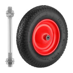 Kółko uniwersalne do taczek 16" + ośka KD450