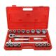 Zestaw nasadek 3/4" 6-kątnych + grzechotka 21el. KD304