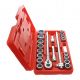 Zestaw nasadek 3/4" 12-kątnych + grzechotka 21el. KD305