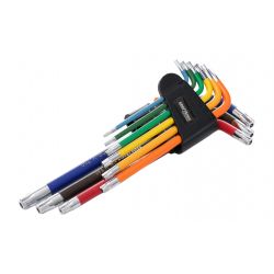 Klucze imbusowe TORX 9el. T10-T50 KD11930