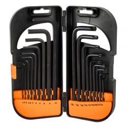 Zestaw kluczy TORX HEX 18el. KD12679