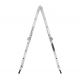 DRABINA Z PLATFORMĄ 4x4 460CM KD4071