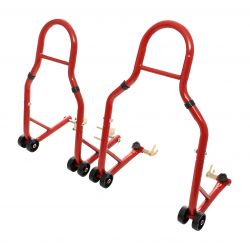 Stojak motocyklowy przód/tył 2szt. KD341