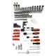 Zestaw Kluczy Duży Nasadowe TORX KD307 216el. Walizka