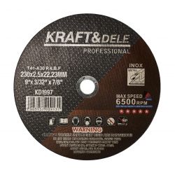 Tarcza do metalu 230 x 2,5 x 22,23mm KD1997