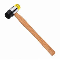 Młotek fiberglass/gumowy 12oz z drewnianą rączką KD903