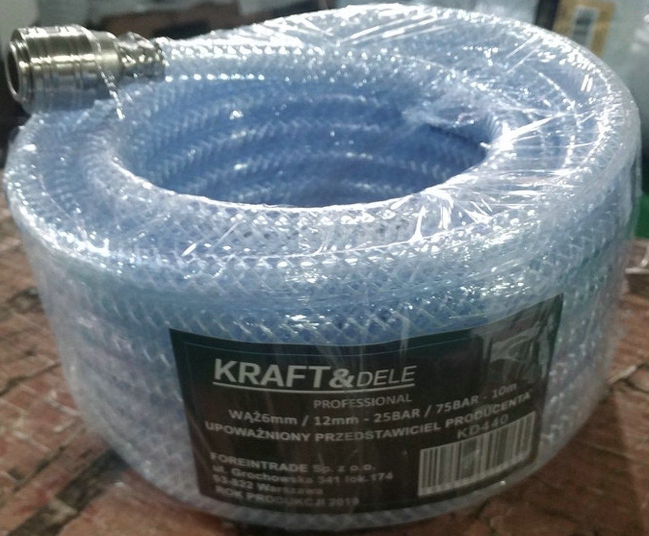 Pneumatická hadica PVC 12mm 10m KD440