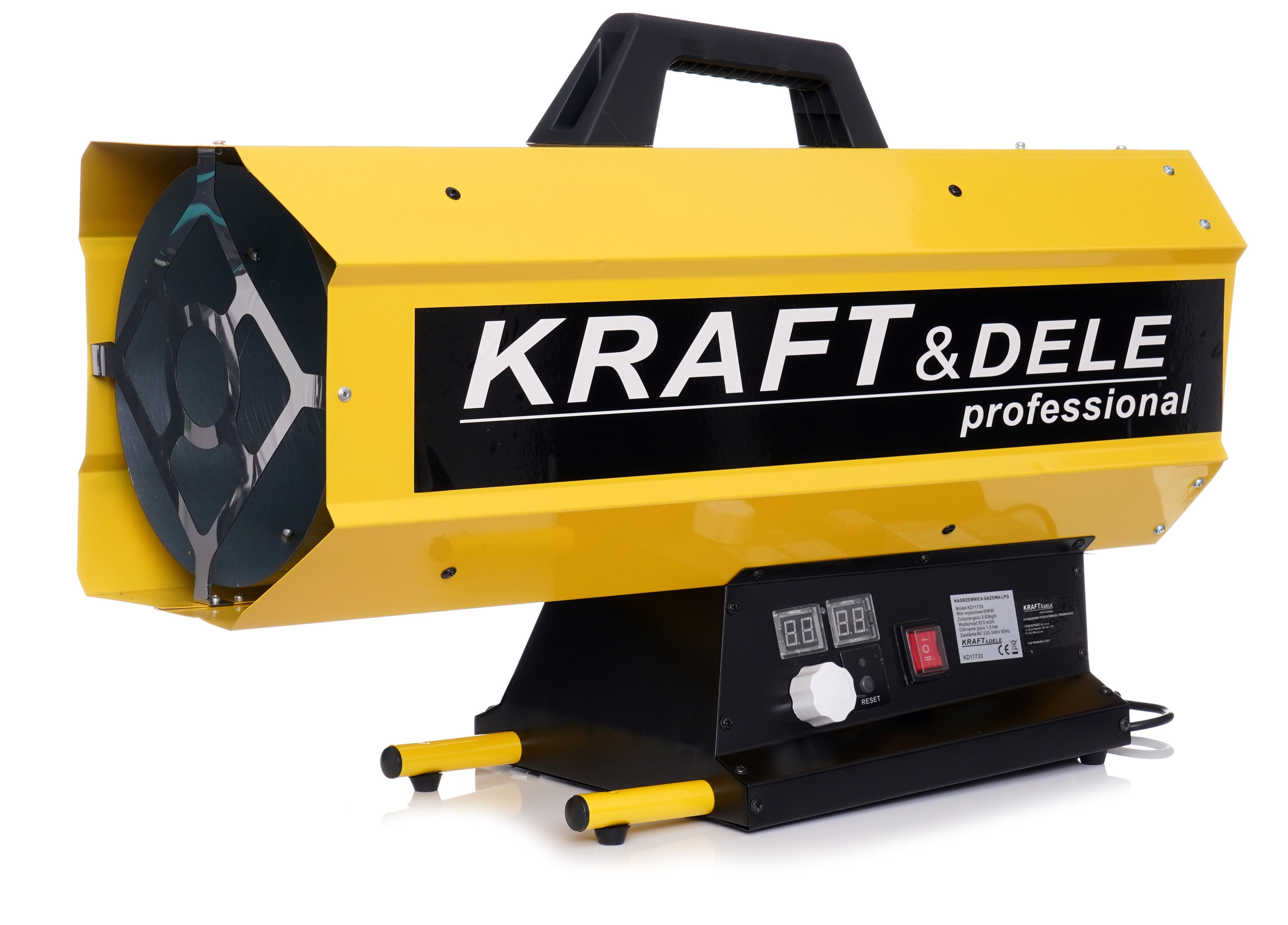 Plynový ohrievač 60kW s termostatom + redukcia KD11733