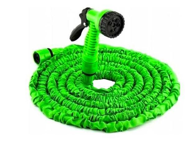 Rozťahovacia záhradná hadica s pištoľou a prípojkam 15-45m KD2088