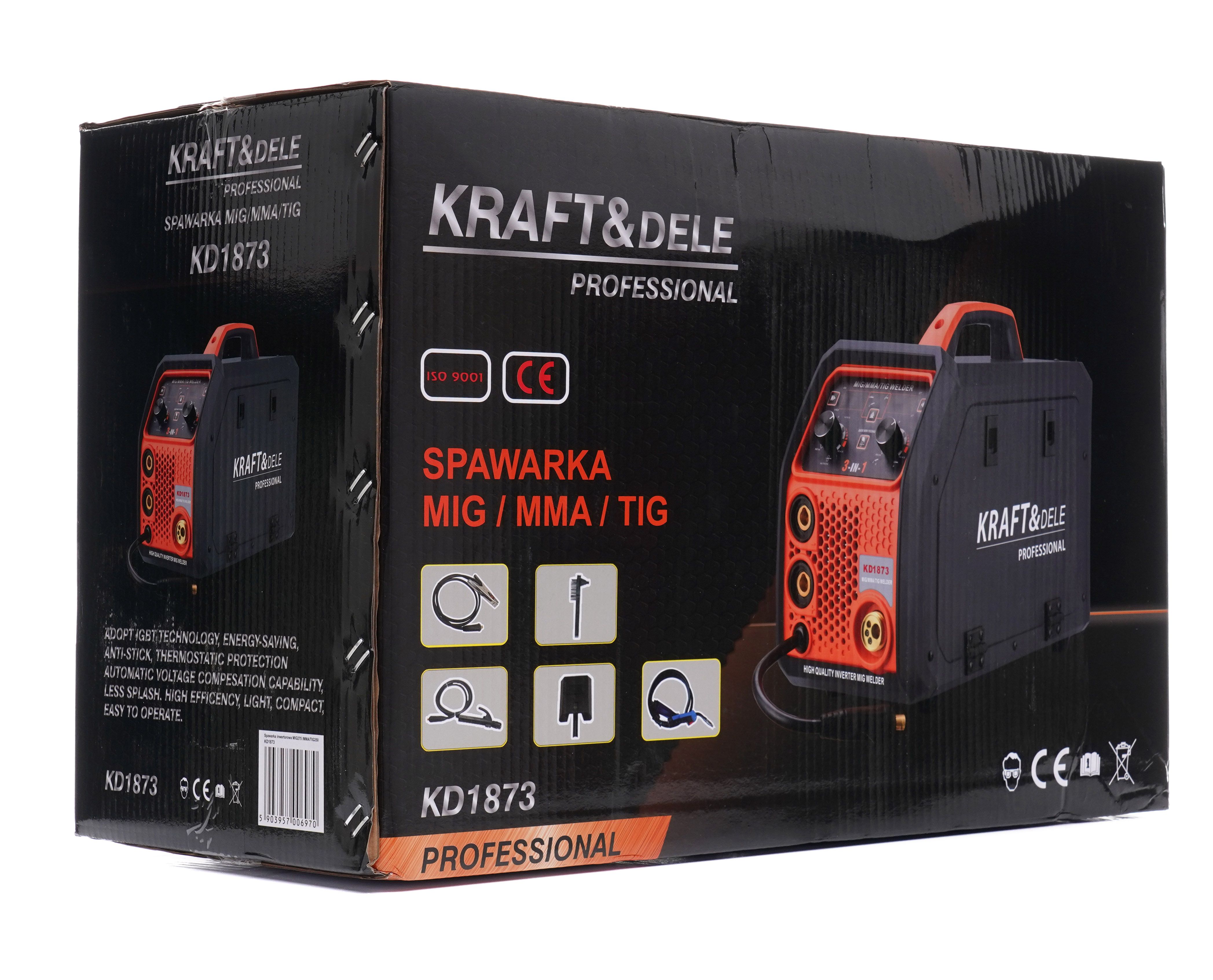 Zváračka MIG/MMA/TIG 3v1 KD1873