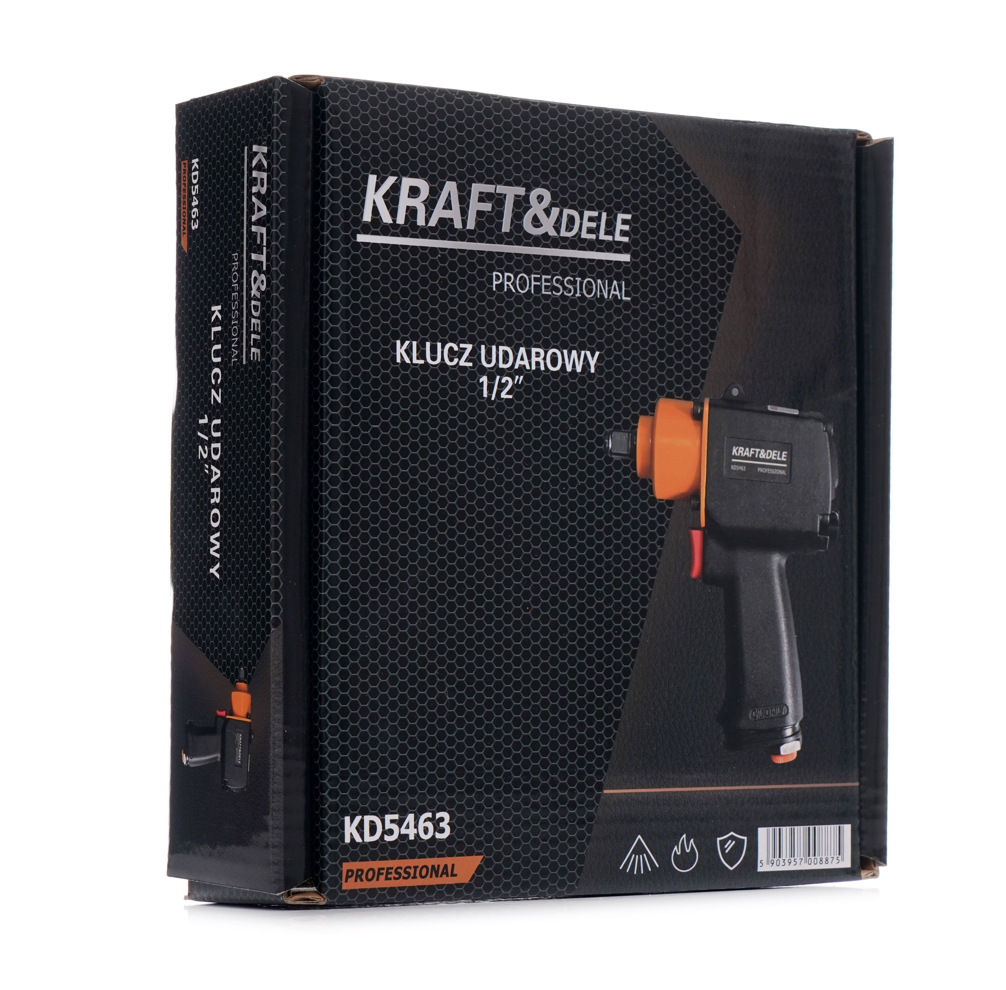 NÁRAZOVÝ KĽÚČ 1/2'' KRÁTKY - 850 / 1100 Nm KD5463