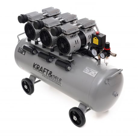 Kompresor bezolejowy 100L 3 x 1500W KD1397