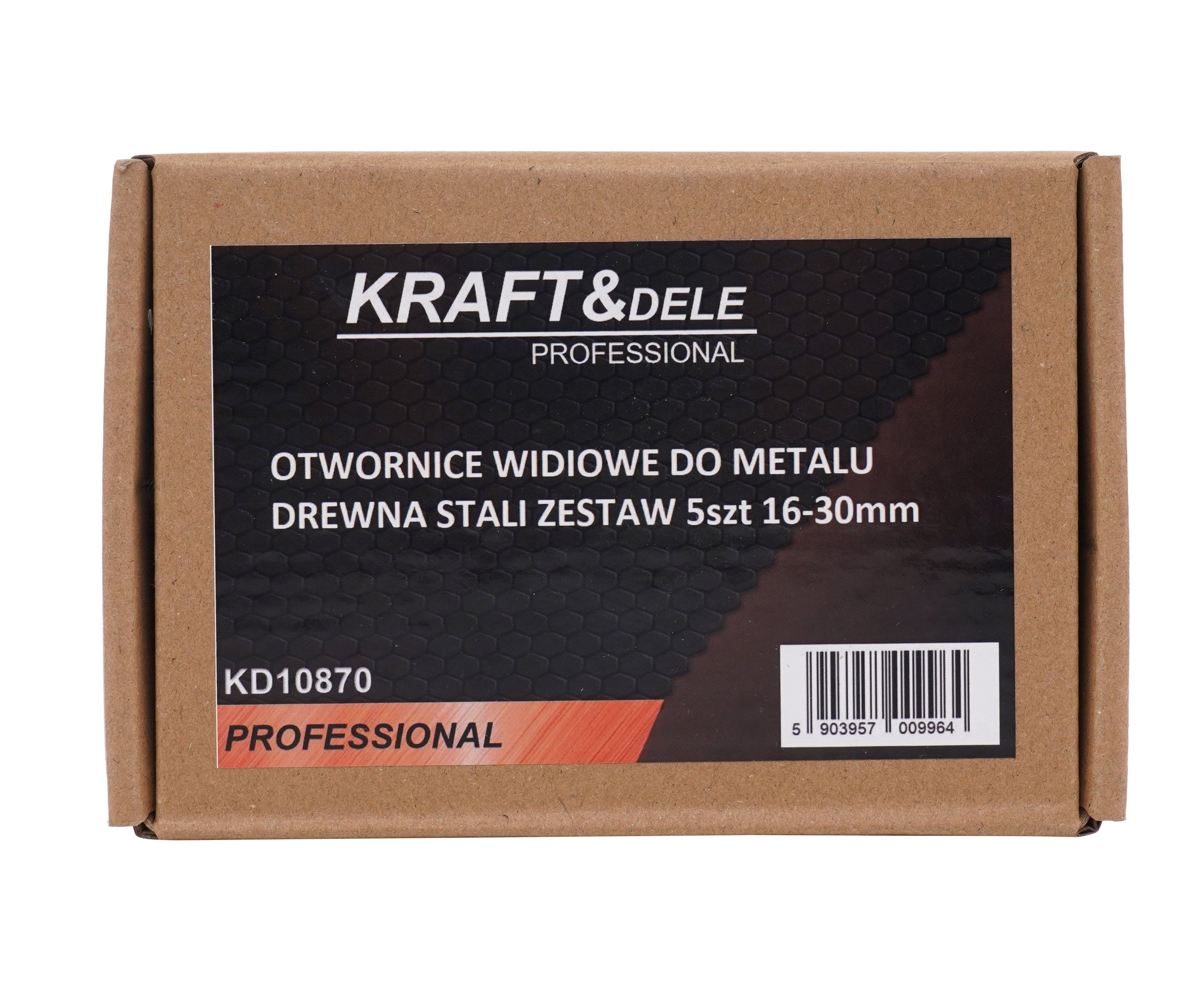 Otwornice widiowe do metalu / drewna/ stali  5 el. KD10870