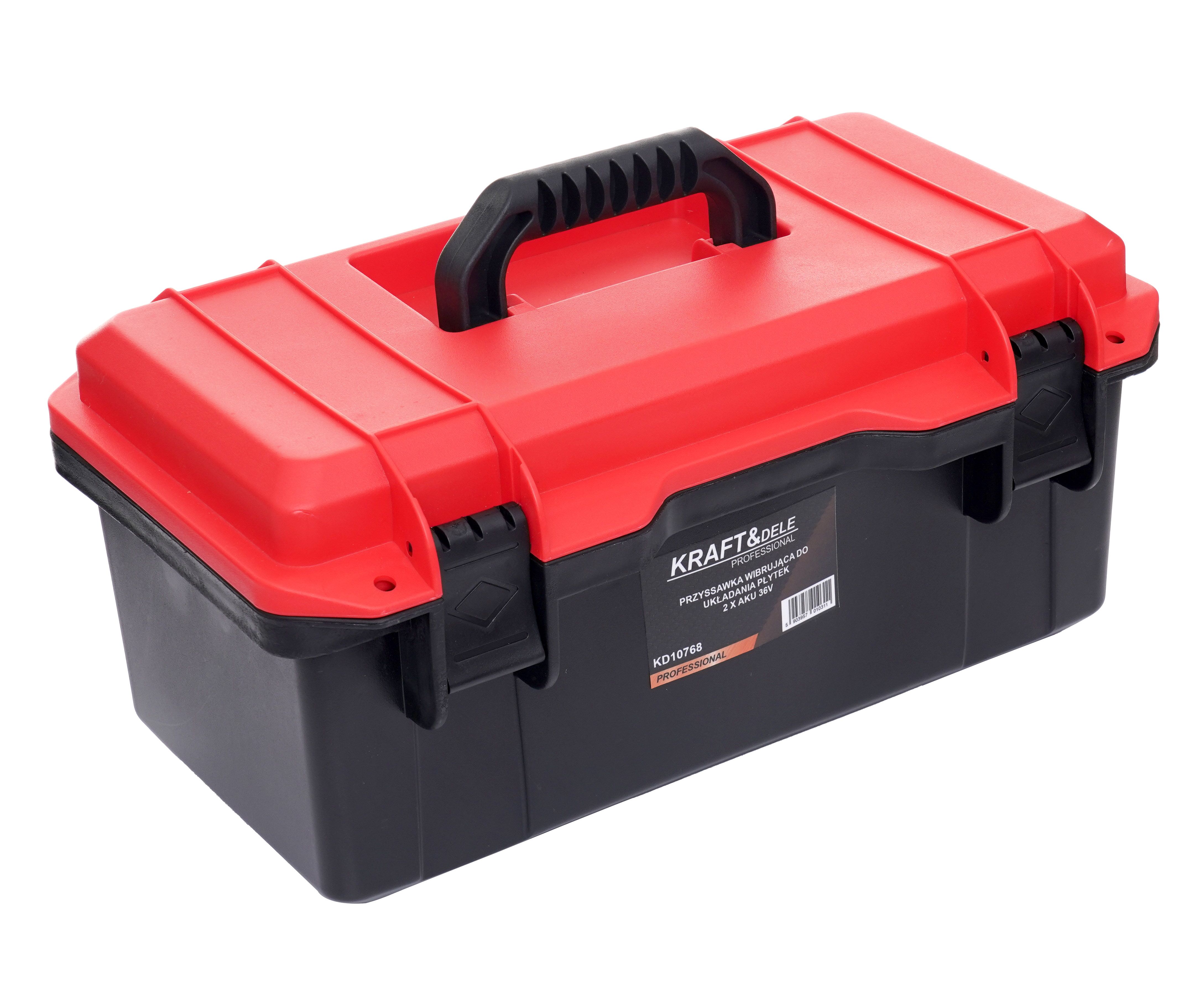 Przyssawka wibracyjna do układania płytek 2x2000 mAh KD10768