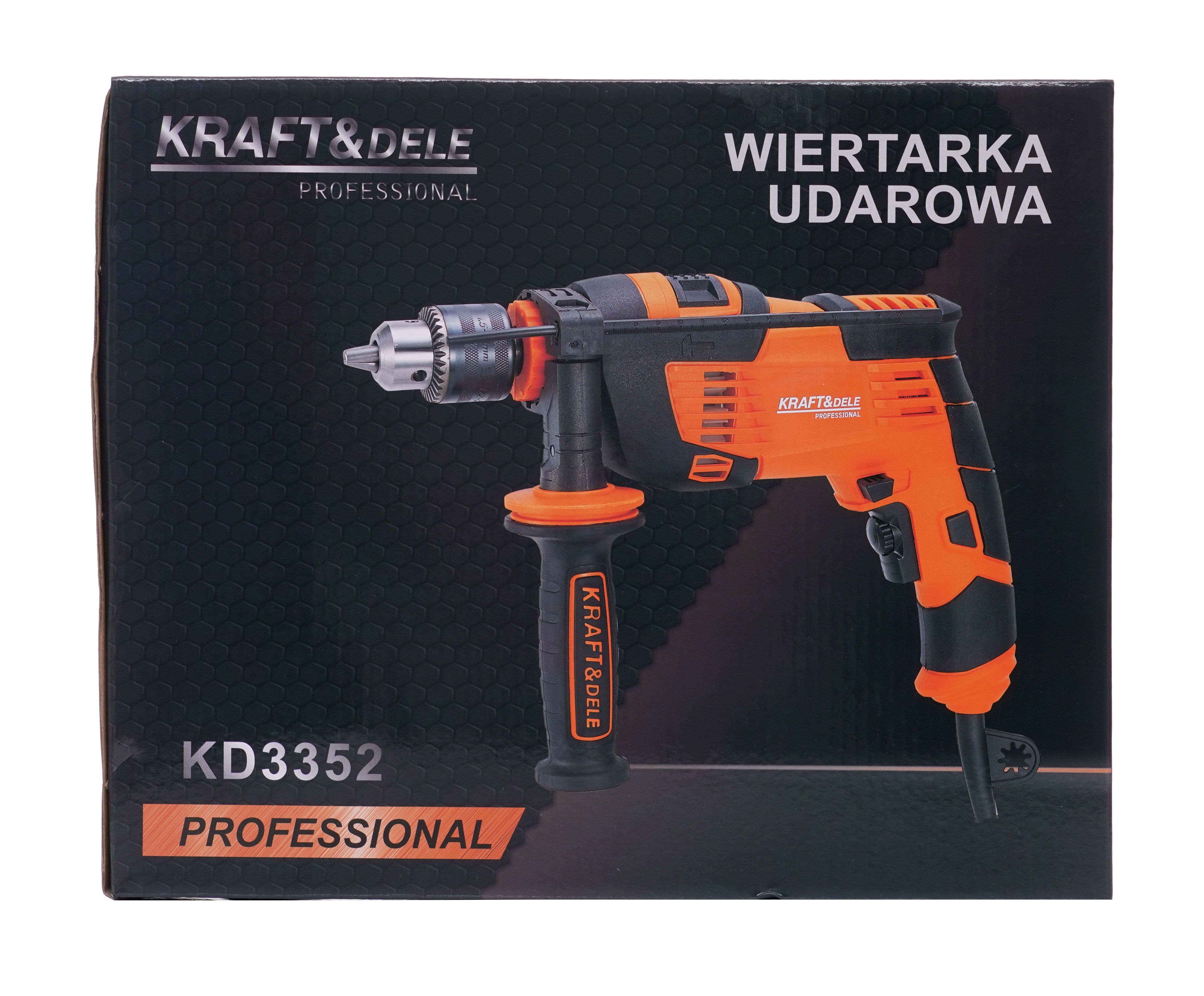 Elektryczna wiertarka udarowa 1600W KD3352