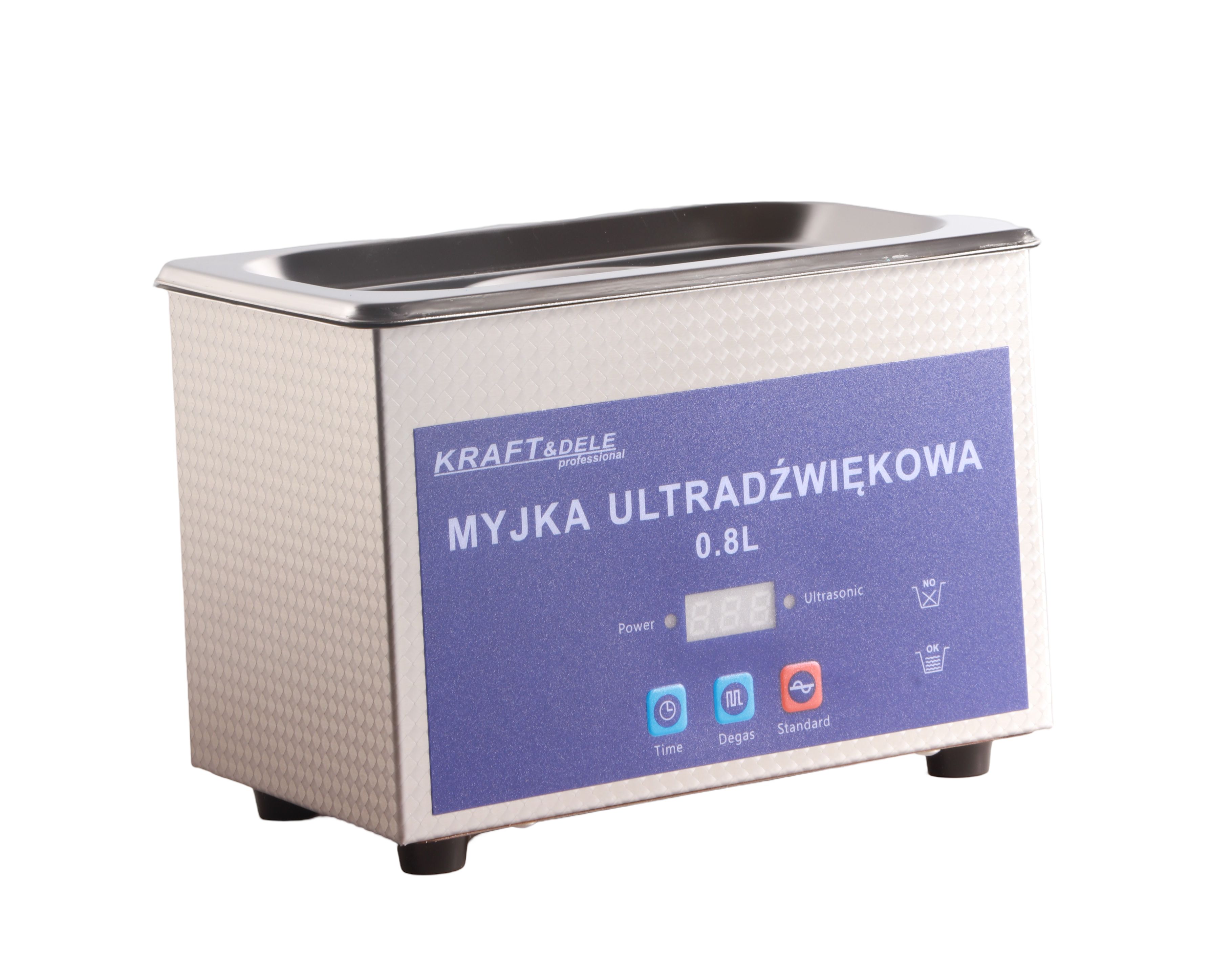 Myjka ultradźwiękowa 0,8L KD504 - KRAFTDELE W.D.S