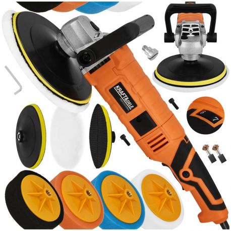 Polerka elektryczna 2650W 180mm zestaw XXL KD3078