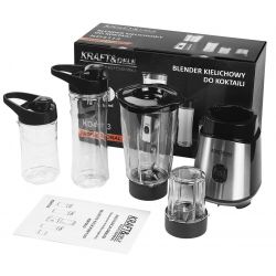 Blender Kielichowy do koktajli 1500W ZESTAW KD4113