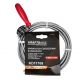 Spirala kanalizacyjna do rur ze szczotką 6mm x 3m KD11768