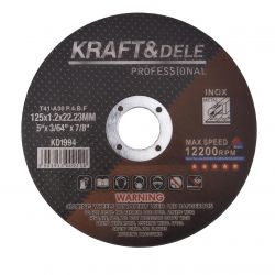 Tarcza do metalu 25szt. 125x1.2x22,23 mm KD1994