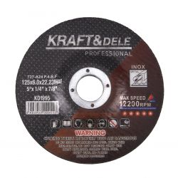 Tarcza do metalu 5szt. 125x6,0x22,23 mm KD1995