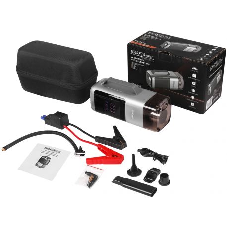 URZĄDZENIE WIELOFUNKCYJNE ODKURZACZ / JUMP-STARTER / POMPKA / DMUCHAWA / LATARKA / POWERBANKKD5498