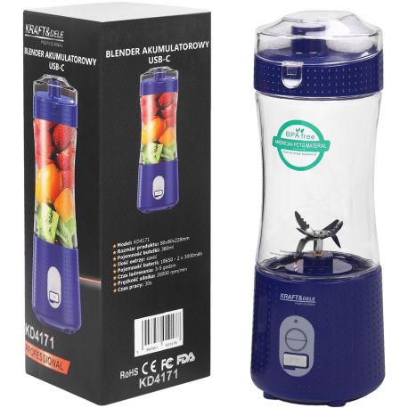 Blender akumulatorowy USC-C 380ml / 2x3000mAh KD4171