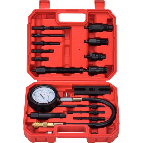 TESTER MIERNIK CIŚNIENIA SPRĘŻANIA - KOMPRESJI - DIESEL 0-70 BAR MAX FULL KD12516