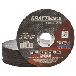 Tarcza do metalu 115x1.2x22,23 mm KD1991