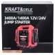 JUMP-STARTER 3400/1400A 12/24V+OŚWIETLENIE KD5345