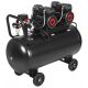 Kompresor bezolejowy 100L 2x2200W KD4083