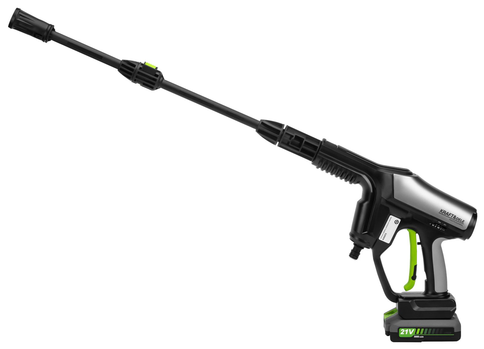 MYJKA WYSOKOCIŚNIENIOWA AKUMULATOROWA 21V 3Ah KD5373 - KRAFTDELE W.D.S