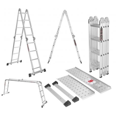 DRABINA Z PLATFORMĄ 4x4 460CM KD4071