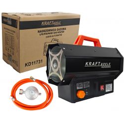 Nagrzewnica gazowa 25kW + reduktor AUTOMAT KD11731