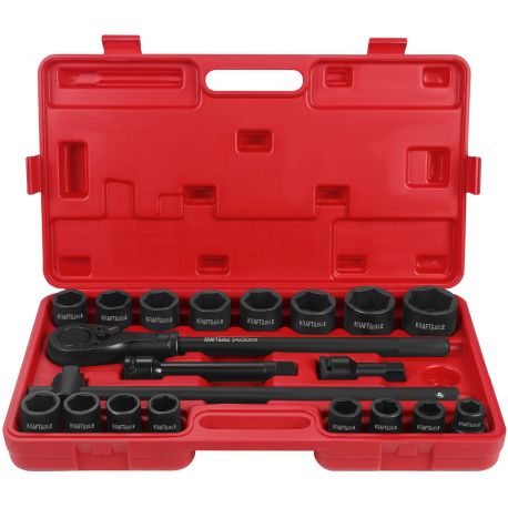 Grzechotka + przedłużki + nasadki udarowe 3/4" 21szt KD11868