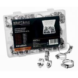 ZESTAW OPASEK ZACISKOWYCH ŚLIMAKOWYCH 60EL. KD10865