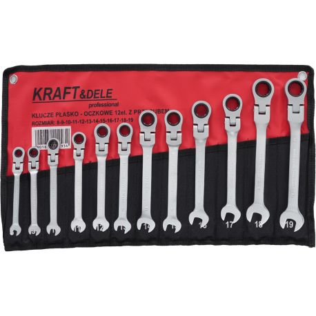 KLUCZE DWUSTRONNIE-OCZKOWE 12el. KD10939