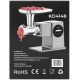 MASZYNKA DO MIELENIA MIĘSA 4KG/MIN 2500W KD4148