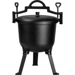 Kociołek myśliwski / Garnek żeliwny 8L KD4186