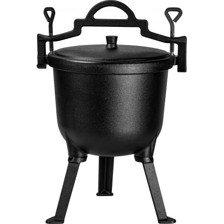 Kociołek myśliwski / Garnek żeliwny 8L KD4186
