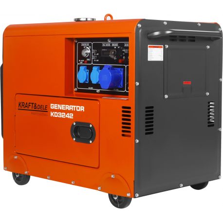 Agregat Prądotwórczy 230V 7kW 10KM Diesel + ATS KD3242