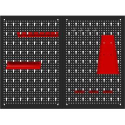 TABLICA NARZĘDZIOWA WARSZTATOWA METALOWA 80x60cm KD11896