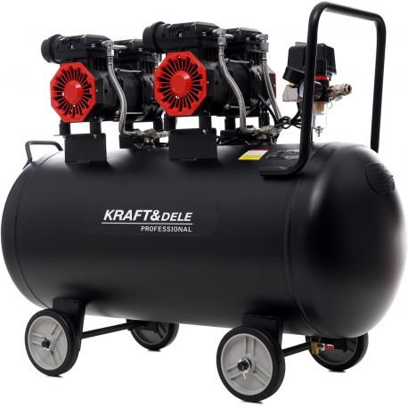 Kompresor bezolejowy 100L / 2 x 1500W KD1387