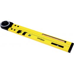 Kątomierz budowlany poziomica cyrkiel 3w1 KD10442