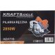 Pilarka ręczna tarczowa 2850W laser KD1719