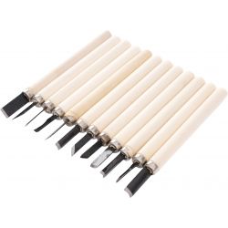 KOMPLET DŁUT RZEŹBIARSKICH 12 EL. KD11774