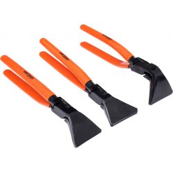 KOMPLET SZCZYPIEC DEKARSKICH DO GIĘCIA BLACHY 180° / 90° / 45° 275mm KD10453