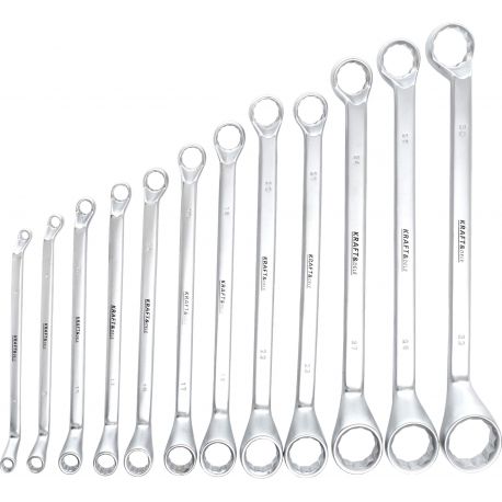 KLUCZE DWUSTRONNIE-OCZKOWE 12el. KD10939