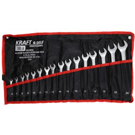 KLUCZE PŁASKO-OCZKOWE 16el.