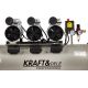 Kompresor bezolejowy 100L 3 x 1500W KD1397